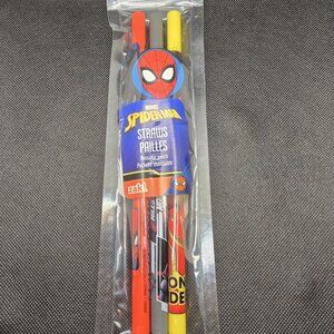 SpiderMan Classic PP Straws 3pc